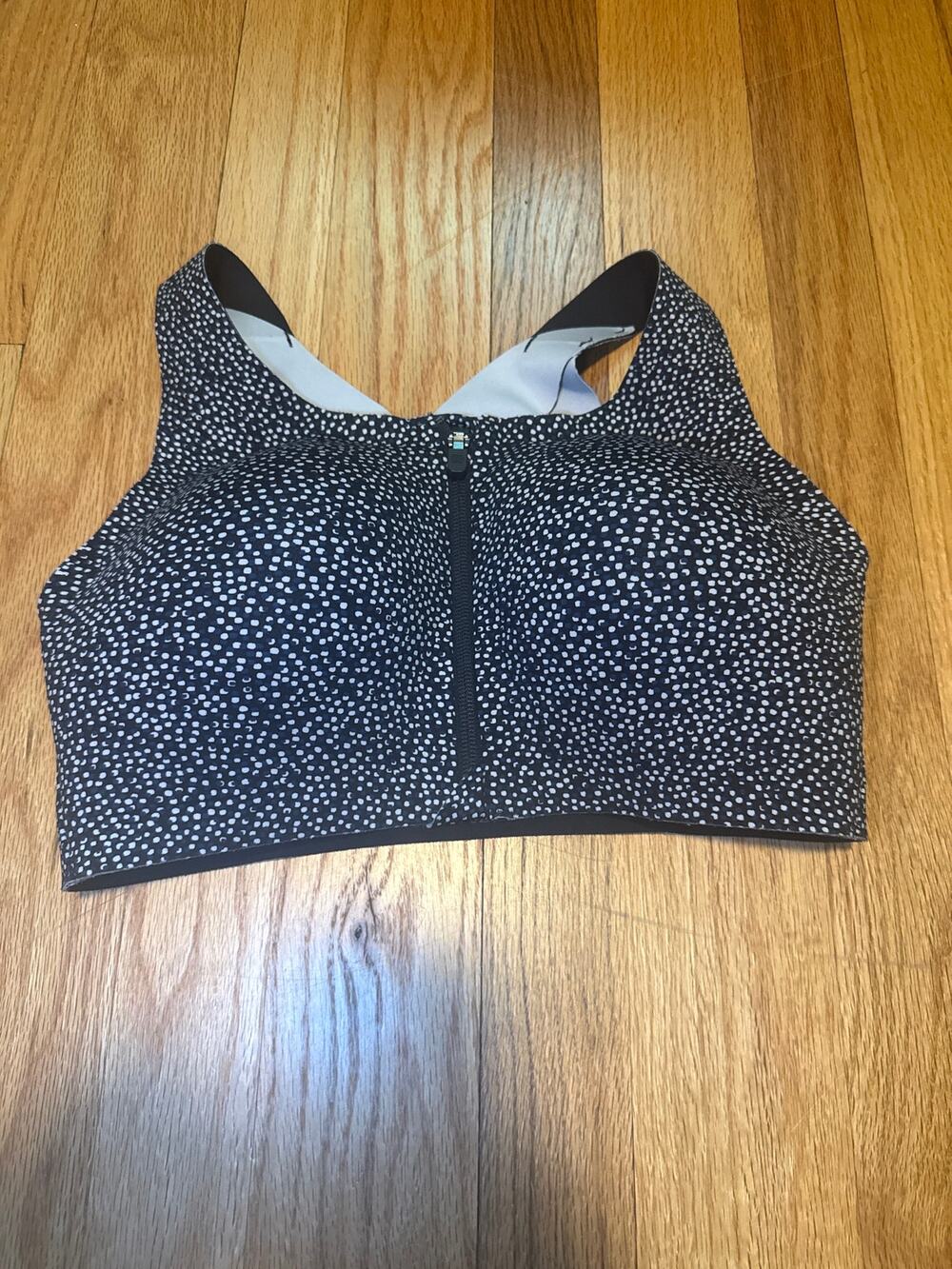 NEW Lululemon Enlite Sports Bra 34DD Starlight Zip Front High Support